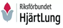 Riksförbundet HjärtLungs logotyp. Illustration.